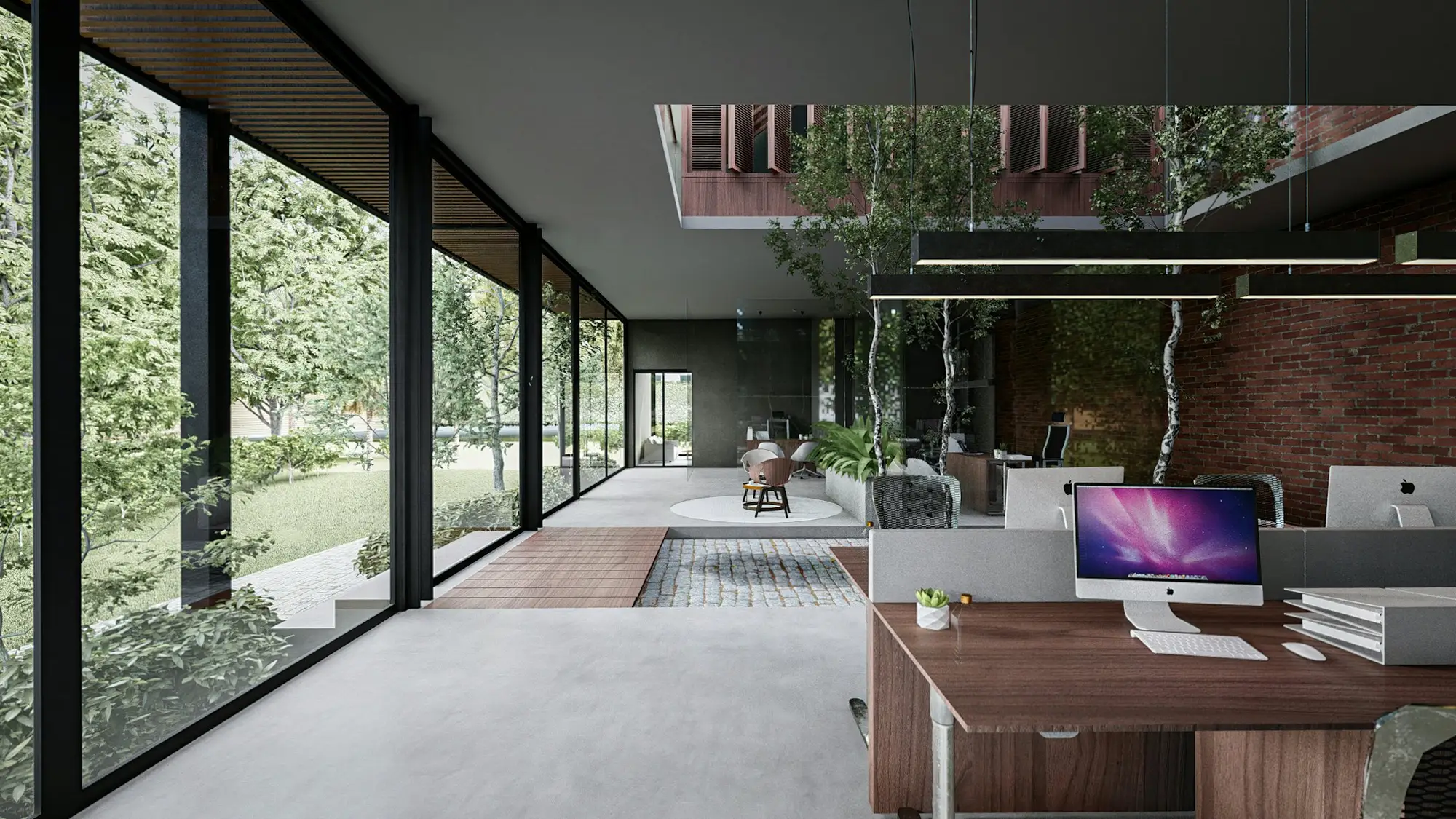 Contemporary architecture interior