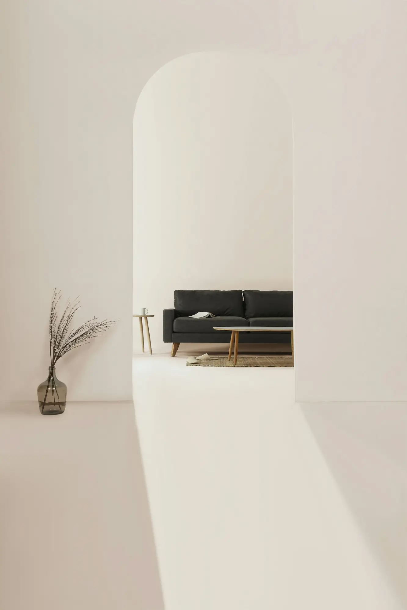 Limestone in an interior